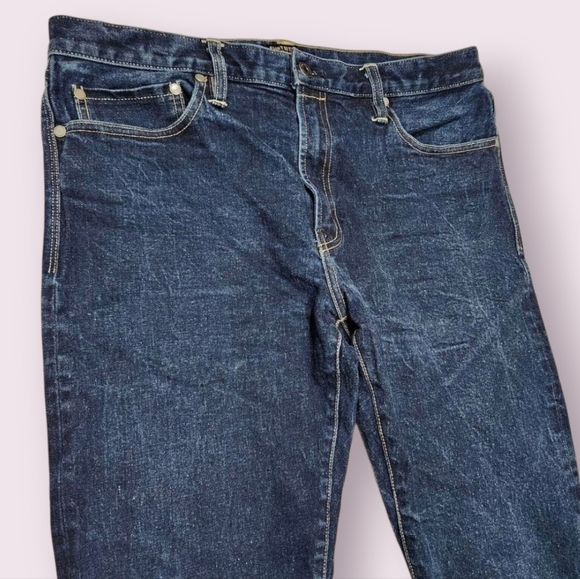 Flint and Tinder Stretch Selvedge Jeans Men 36x29 *READ Slim Fit Japanese Denim - Picture 3 of 11